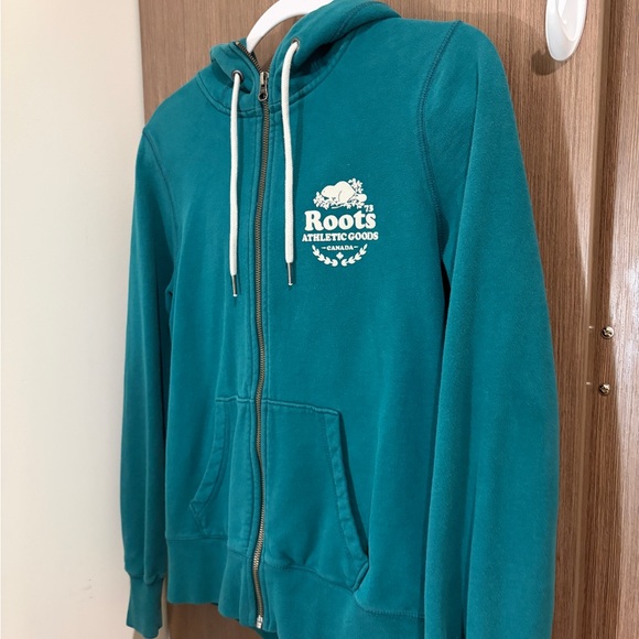 Roots Tops - Roots Turquoise Hoodie